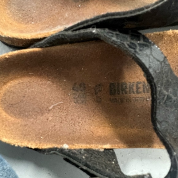 Birkenstock Gizeh with Metallic Scale Print, size 40 - Picture 4 of 7